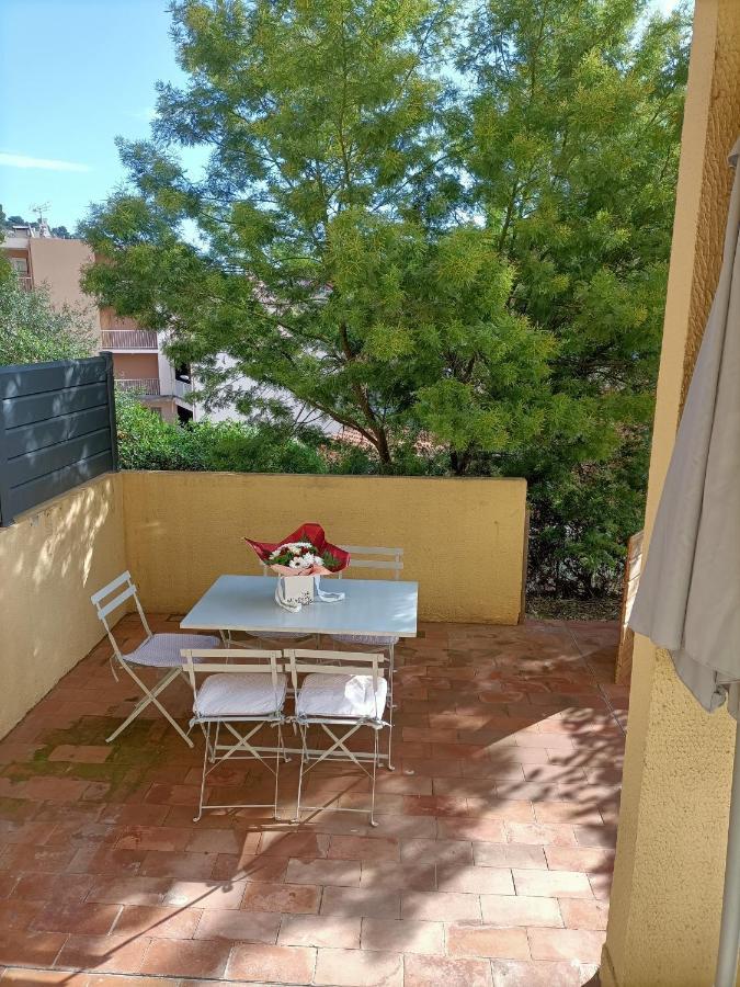 Appartement Proche Mer Avec Terrasse Et Jardin Privatif อิแยร์ ภายนอก รูปภาพ